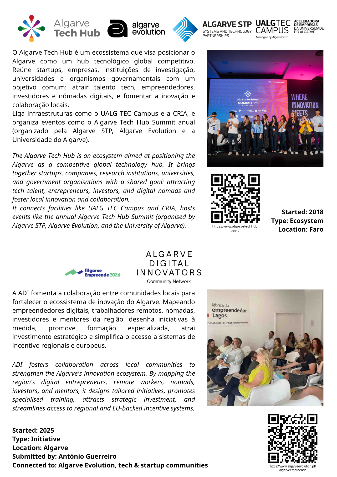 Algarve Tech Hub & ADI