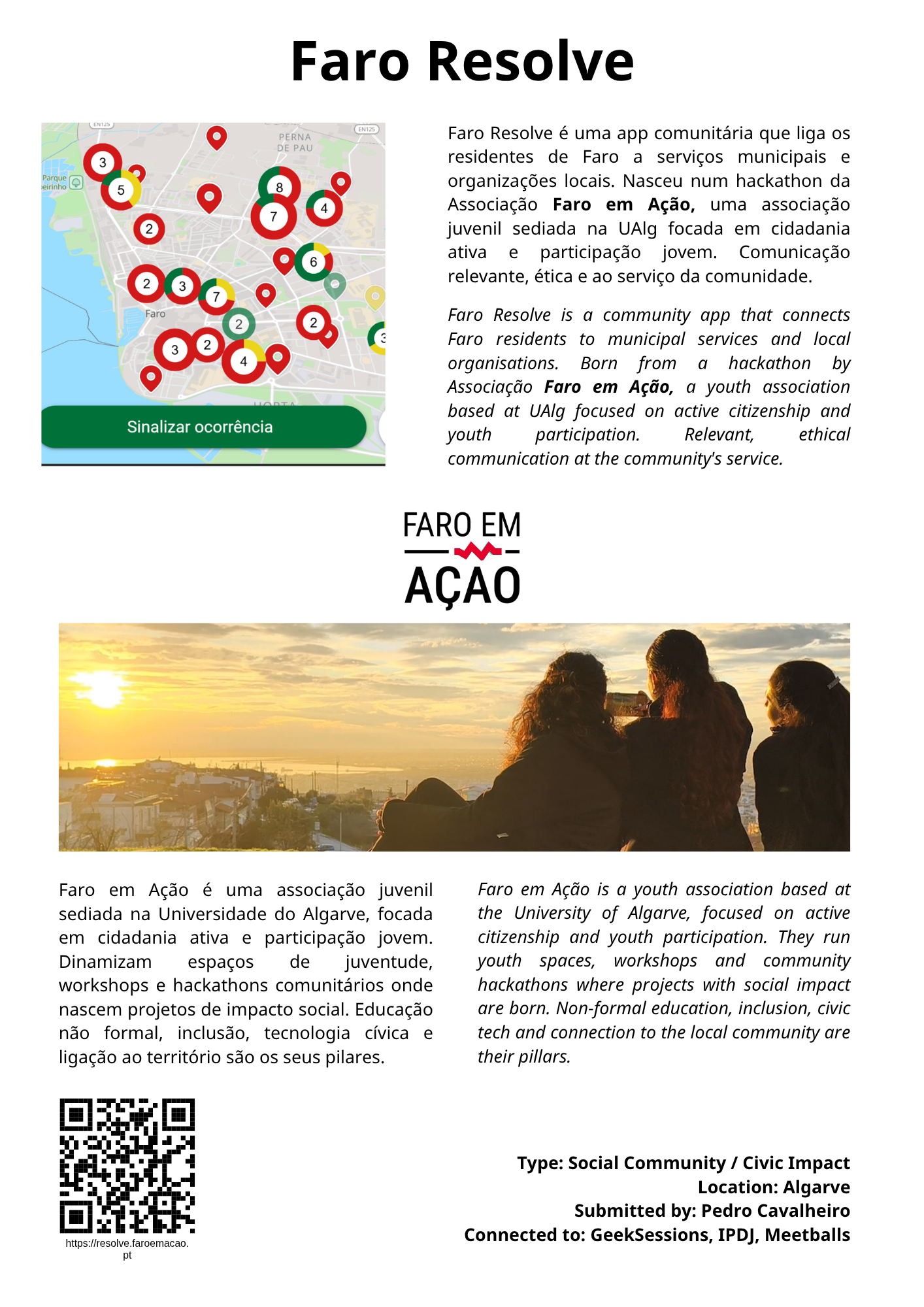 Faro Resolve & Faro em Ação
