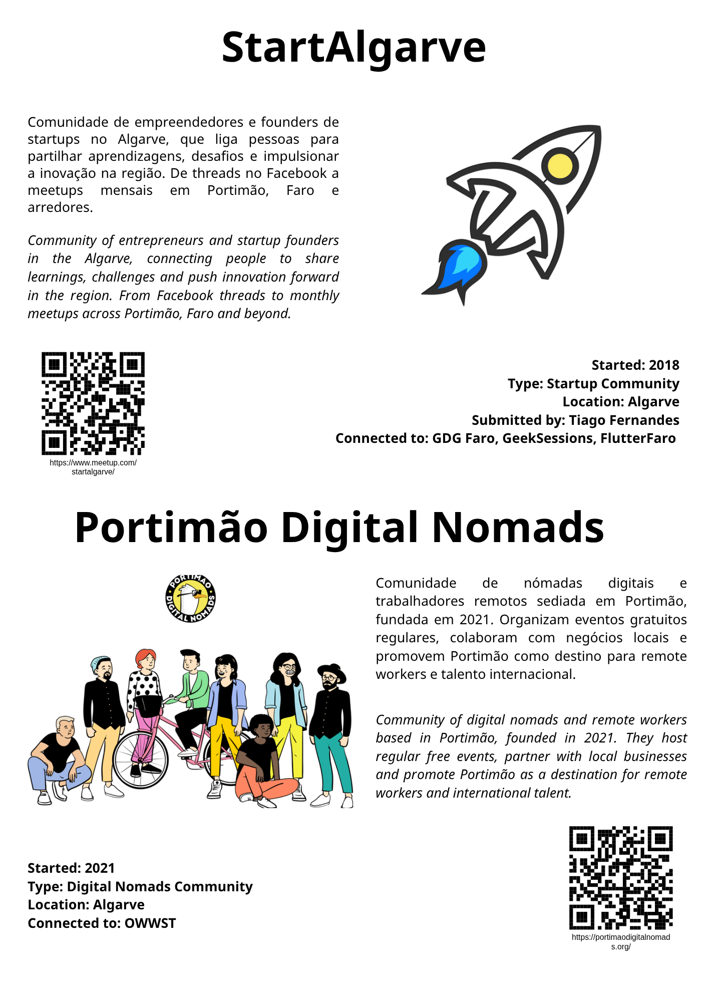 Start Algarve & Portimão Digital Nomads